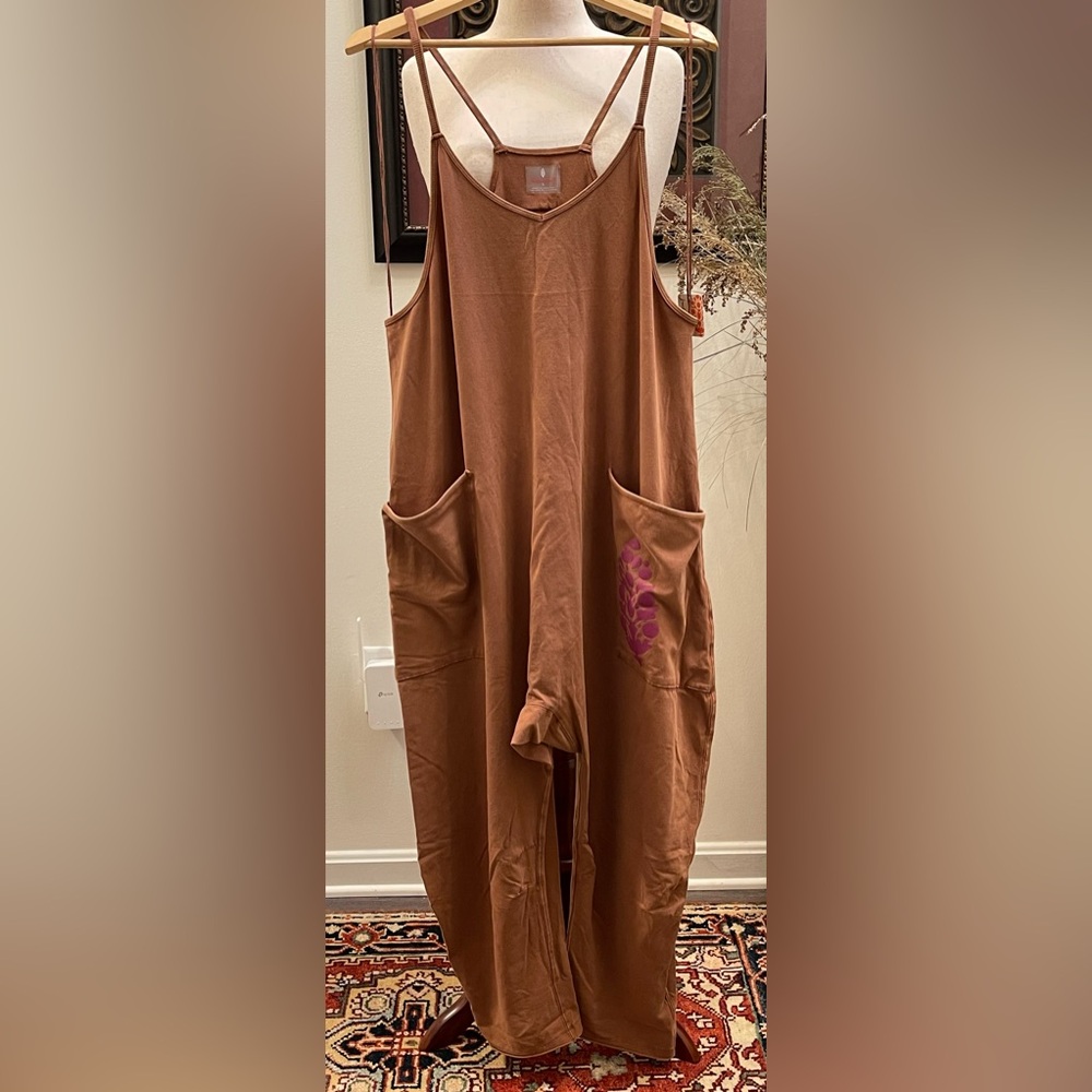 NWT Free People Movement Hot Shot Onsie Willow Branch Combo - Large